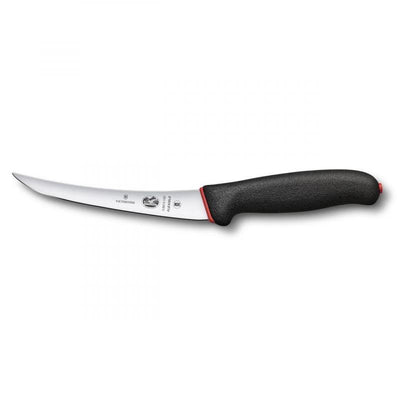 VICT PROF Victorinox Fibrox Slaughter Knife Fluted Edge Curved Narrow Blade 20cm 5.7223.20D - happyinmart.com.au