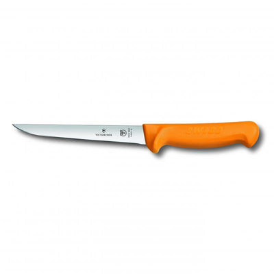 VICT PROF Victorinox Swibo Boning Knife,14cm Straight Wide Blade - Yellow 5.8401.14 - happyinmart.com.au