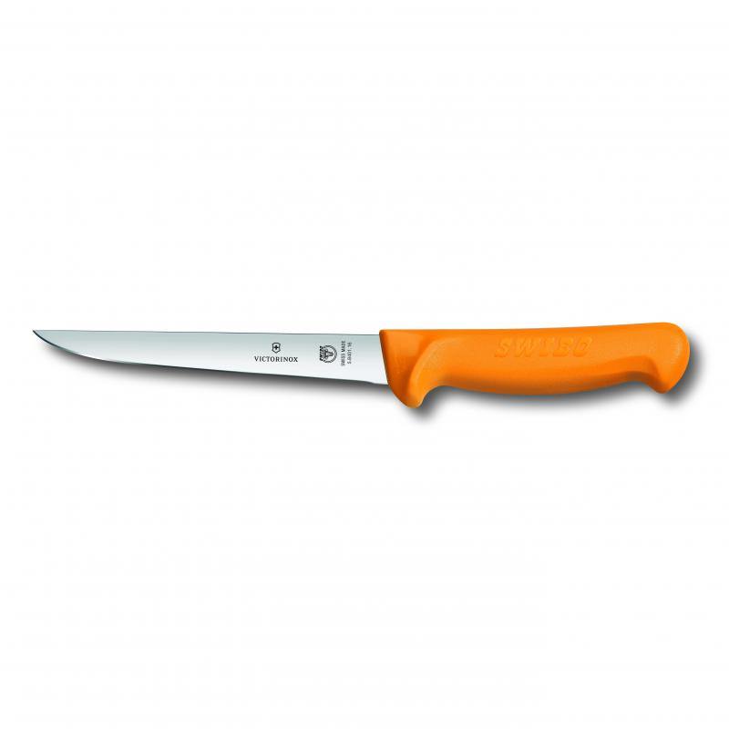 VICT PROF Victorinox Swibo Boning Knife,16cm Straight Wide Blade - Yellow 5.8401.16 - happyinmart.com.au