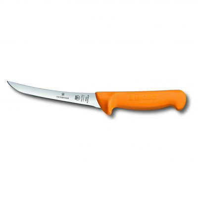 VICT PROF Victorinox Swibo Boning Knife,13cm Curved Narrow Blade, Semi Flexible 5.8404.13 - happyinmart.com.au