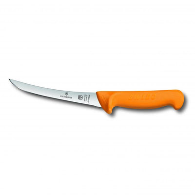 VICT PROF Victorinox Swibo Boning Knife,13cm Curved Flexible Blade - Yellow 5.8406.13 - happyinmart.com.au