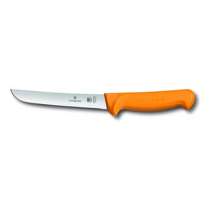 VICT PROF Victorinox Swibo Boning Knife,16cm Curved Wide Blade - Yellow 5.8407.16 - happyinmart.com.au