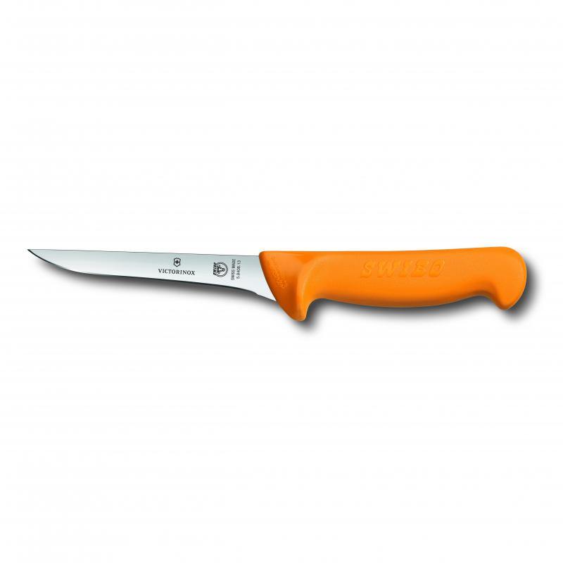 VICT PROF Victorinox Swibo Boning Knife,13cm Straight Narrow Blade,Curved To Guard 5.8408.13 - happyinmart.com.au