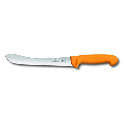 VICT PROF Victorinox Swibo Butchers Knife,17cm Wide Tip Blade - Yellow 5.8426.17 - happyinmart.com.au