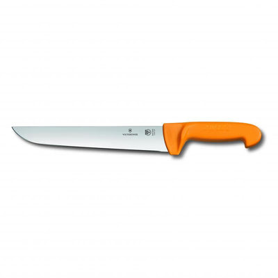 VICT PROF Victorinox Swibo Butchers Knife,21cm Straight Back Blade - Yellow 5.8431.21 - happyinmart.com.au