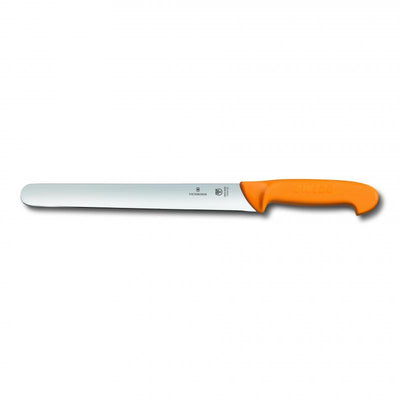 VICT PROF Victorinox Swibo Slicing Knife,30cm Round Blade 30mm Width - Yellow 5.8441.30 - happyinmart.com.au