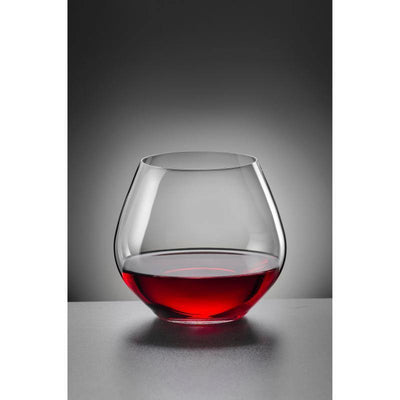 BOHEMIA Bohemia Amoroso Stemless Wine Glasses Set Of 2 440ml #59406 - happyinmart.com.au