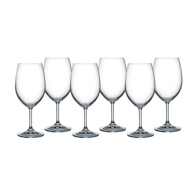 BOHEMIA Bohemia Lara Wine Glass Set Of 6 540ml #59414 - happyinmart.com.au