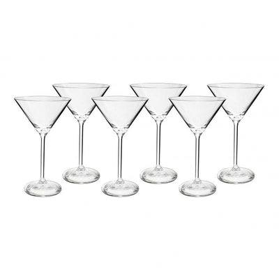 BOHEMIA Bohemia Maxima Martini Glass Set Of 6 210ml #59456 - happyinmart.com.au