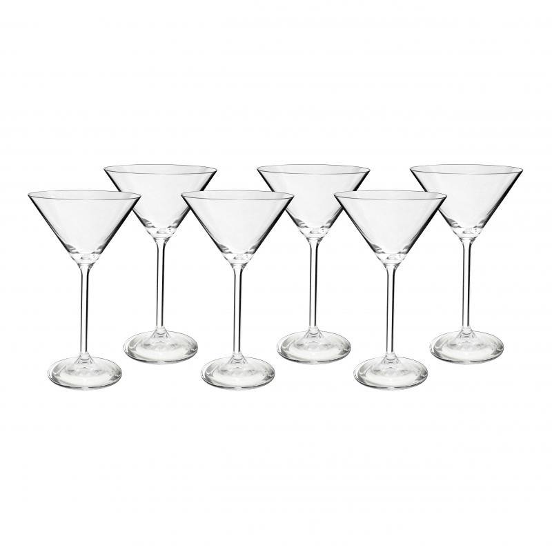 BOHEMIA Bohemia Maxima Martini Glass Set Of 6 210ml 
