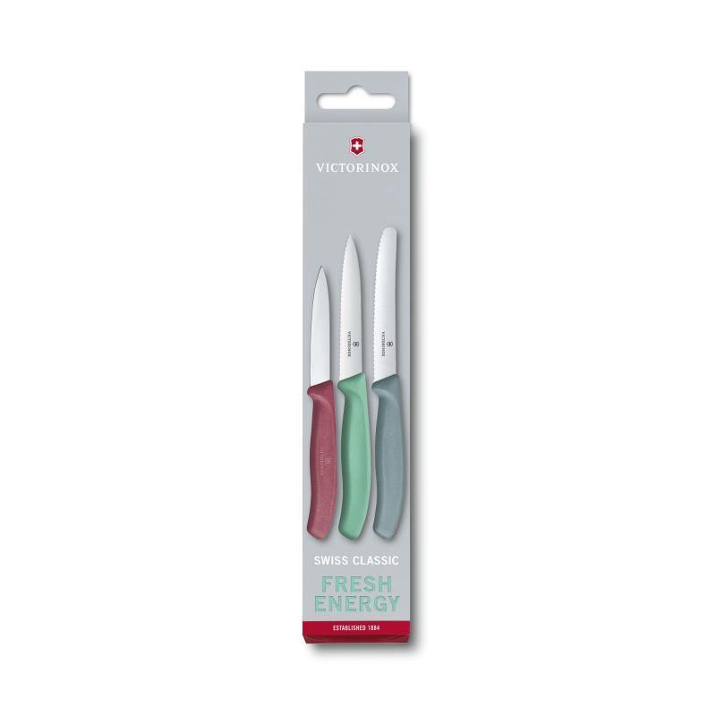VICT PROF Victorinox Swiss Classic Paring Knife 3 Pc Set Special Edition 6.7116.L20 - happyinmart.com.au