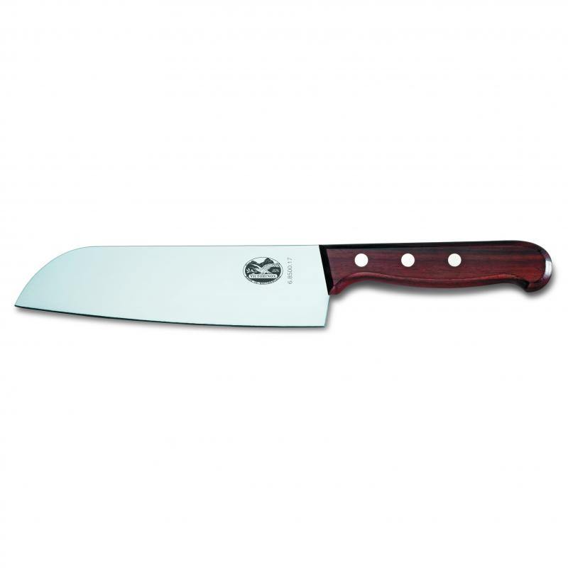 VICT PROF Victorinox Santoku Knife 17cm | Rosewood Handle 6.8500.17G - happyinmart.com.au