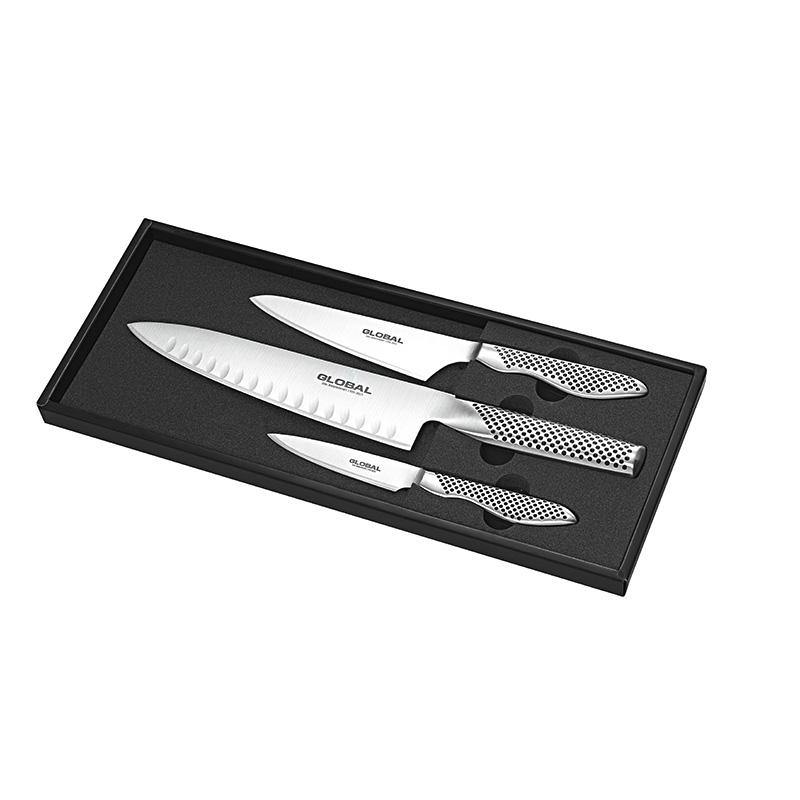 GLOBAL Global Knives 3 Pieces Set Stainless Steel 
