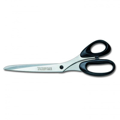 VICT PROF Victorinox Household Scissors 23cm Stainless Steel, Black/Silver, Medium 8.0909.23 - happyinmart.com.au