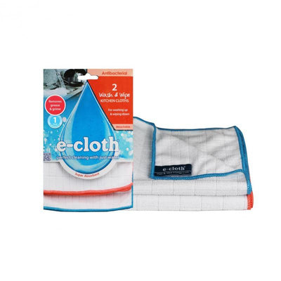 E-CLOTH E Cloth Wash Wipe Kitchen Cloths Twin Pack #80501 - happyinmart.com.au