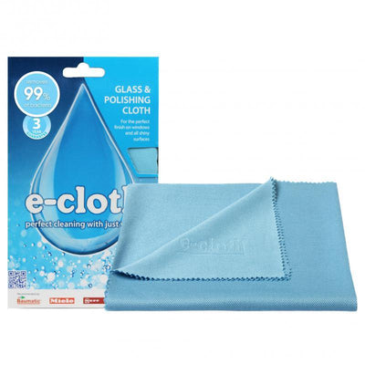E-CLOTH E Cloth Glass Polishing Cloth Blue #80508 - happyinmart.com.au