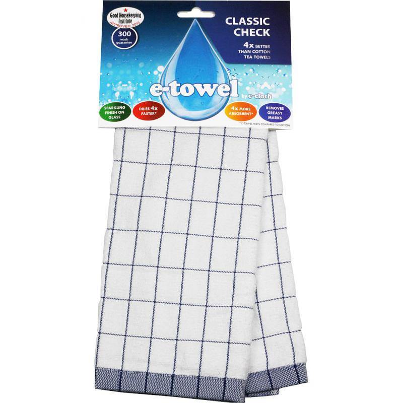 E-CLOTH Ecloth High Performance Tea Towels Blue 
