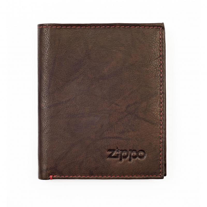 Zippo Zippo 2005121 Vertical Wallet Mocha 4 Cards 93050 - happyinmart.com.au