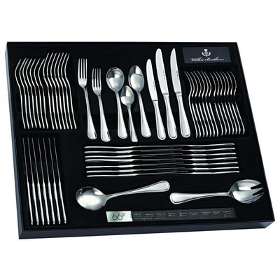 WILKIE BRO Wilkie Brothers 66 Piece Linea Cutlery Set Gift Boxed 99435 - happyinmart.com.au