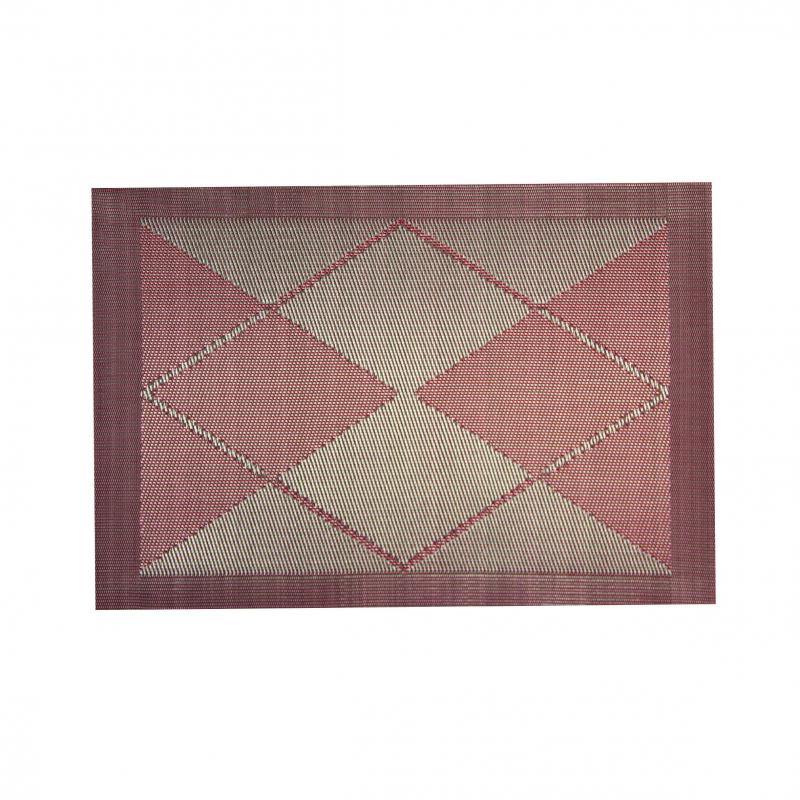 WILKIE BRO Wilkie Brother Argyle Placemat 12 Piece Pack (30x45cm) Red 99764 - happyinmart.com.au