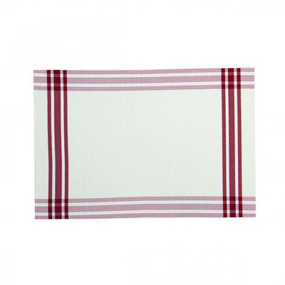 WILKIE BRO Wilkie Brothers Stuart Placemat 12 Piece Pack (30x45cm) Red 99770 - happyinmart.com.au