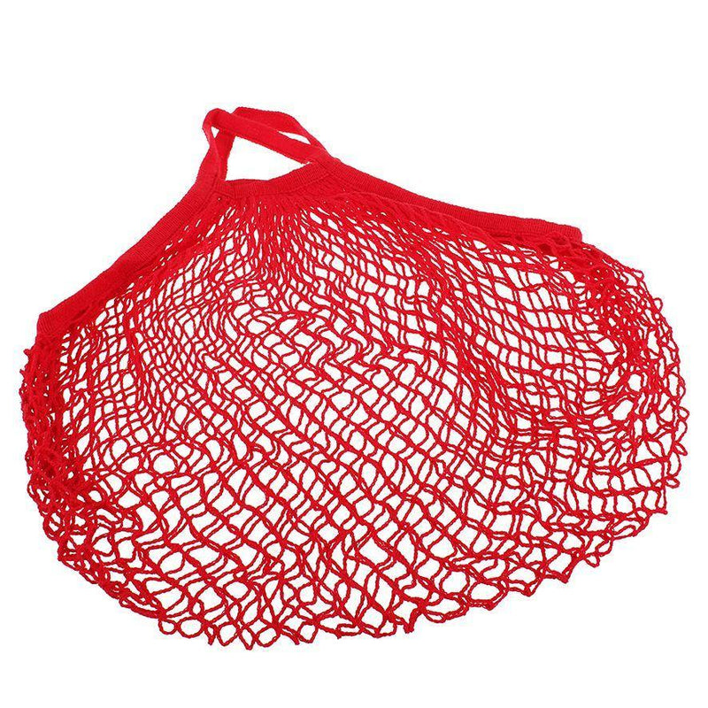 SACHI Sachi Cotton String Bag Short Handle Red 