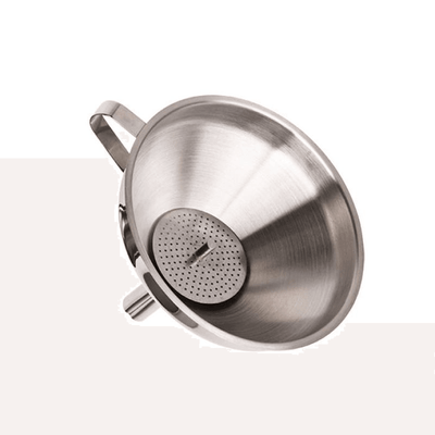 APPETITO Appetito Stainless Steel Funnel With Strainer #4382 - happyinmart.com.au