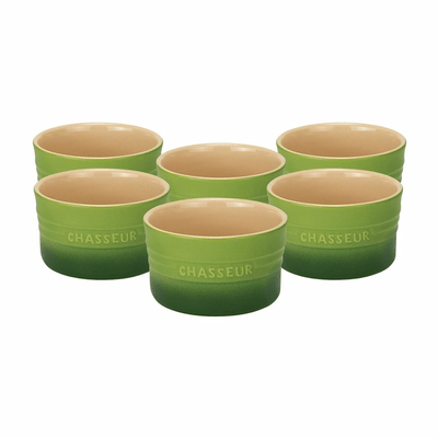 CHASSEUR Chasseur Ramekin Set Of 6 Apple Green #19025 - happyinmart.com.au