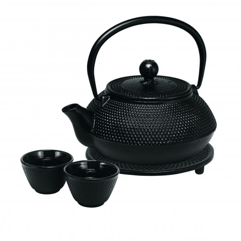 AVANTI Avanti Hobnail Teapot Set 800ml Black 