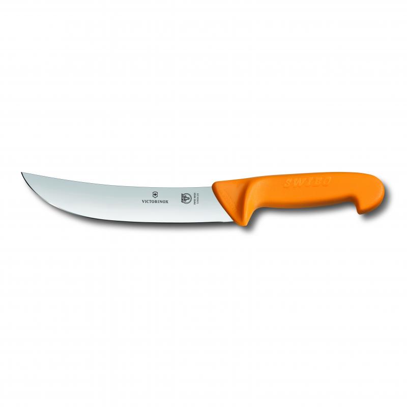 Victorinox Swibo Cimeter Steak Knife 26cm Curved Blade Yellow 