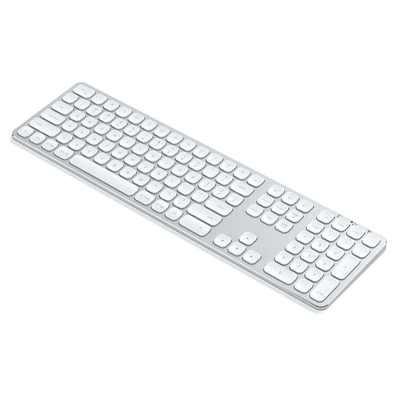 SATECHI Satechi Aluminium Bluetooth Keyboard Silver White #ST-AMBKS - happyinmart.com.au
