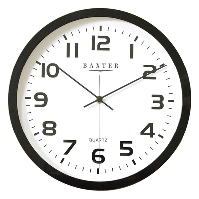 BAXTER Baxter York Wall Clock Arabic Numerals #24657 - happyinmart.com.au