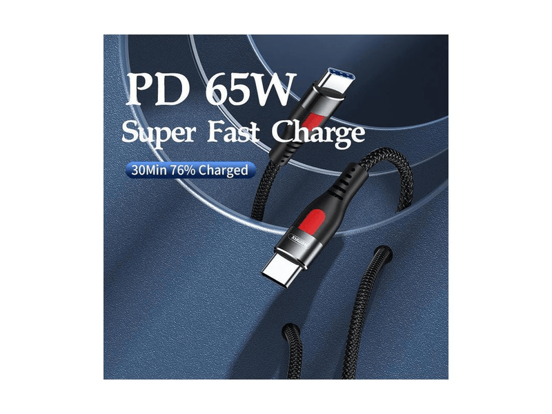 REMAX Remax Lesu Series Pd 65w Fast Charging Data Cable Black 