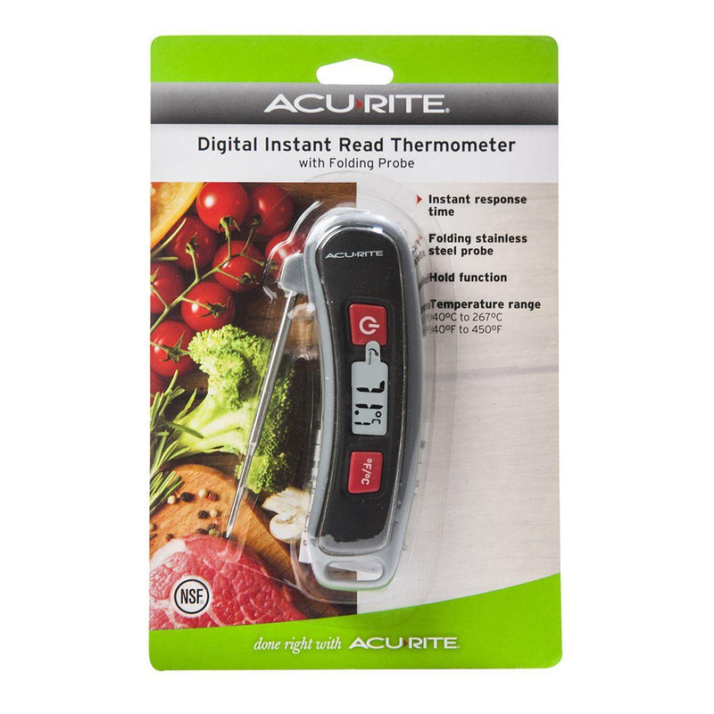 ACURITE Acurite Digital Instant Read Thermometer With Folding Probe 