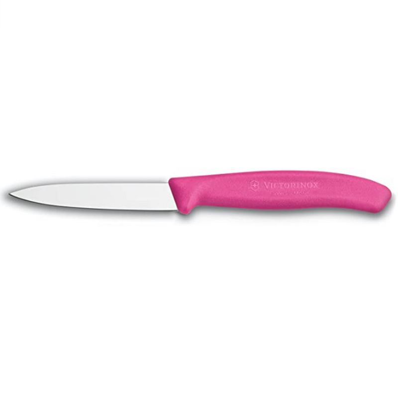 Victorinox Paring Stainless Steel Knife Pointed Blade Classic Pink 
