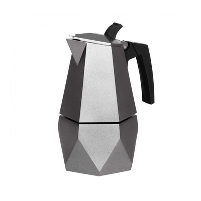 AVANTI Avanti Geo Espresso Maker 4 Cup Anthracite #14857 - happyinmart.com.au