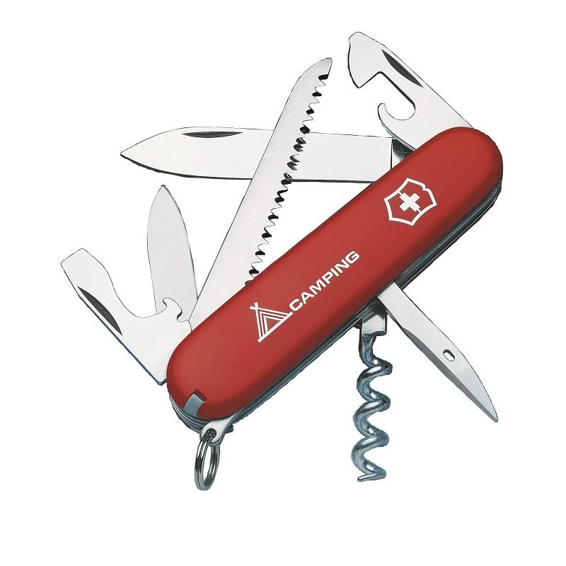 Victorinox Swiss Army Knife Camper Red 13 Functions 