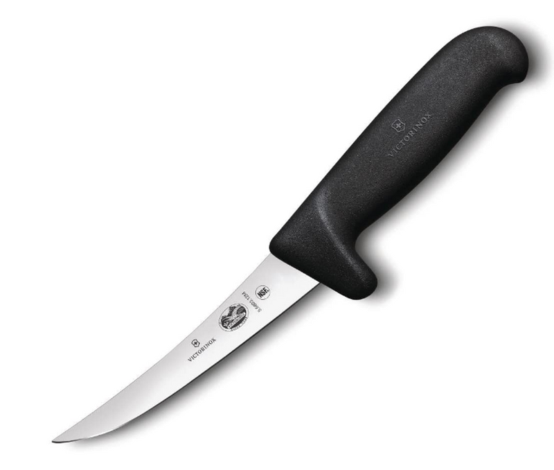 Victorinox Boning Knife 12cm Curved Safety Grip Narrow Blade 