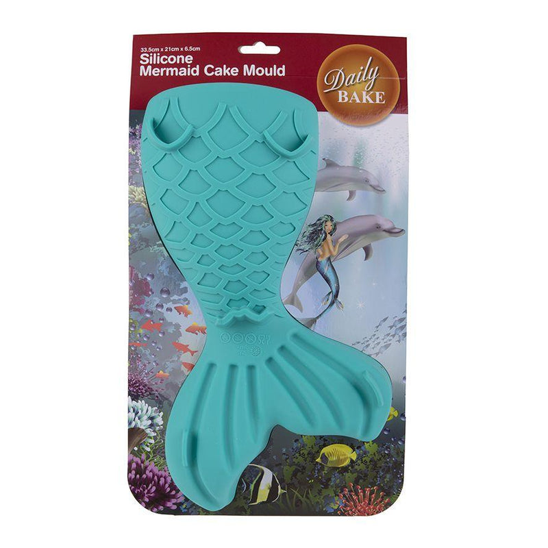 DAILY BAKE Daily Bake Silicone Mermaid Tail Cake Mould Turquoise 