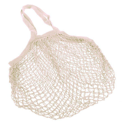 SACHI Sachi Cotton String Bag Long Handle Natural #3661NA - happyinmart.com.au
