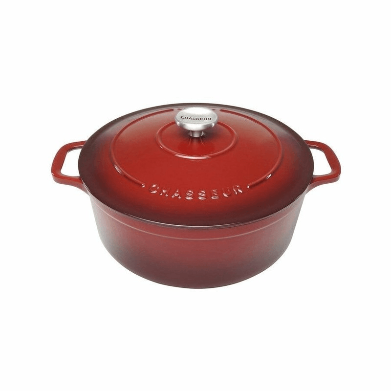 CHASSEUR Chasseur Round French Oven Bordeaux Red 