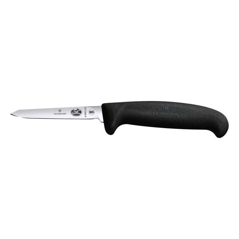 Victorinox Poultry Knife 8cm Medium Handle Fibrox Black 