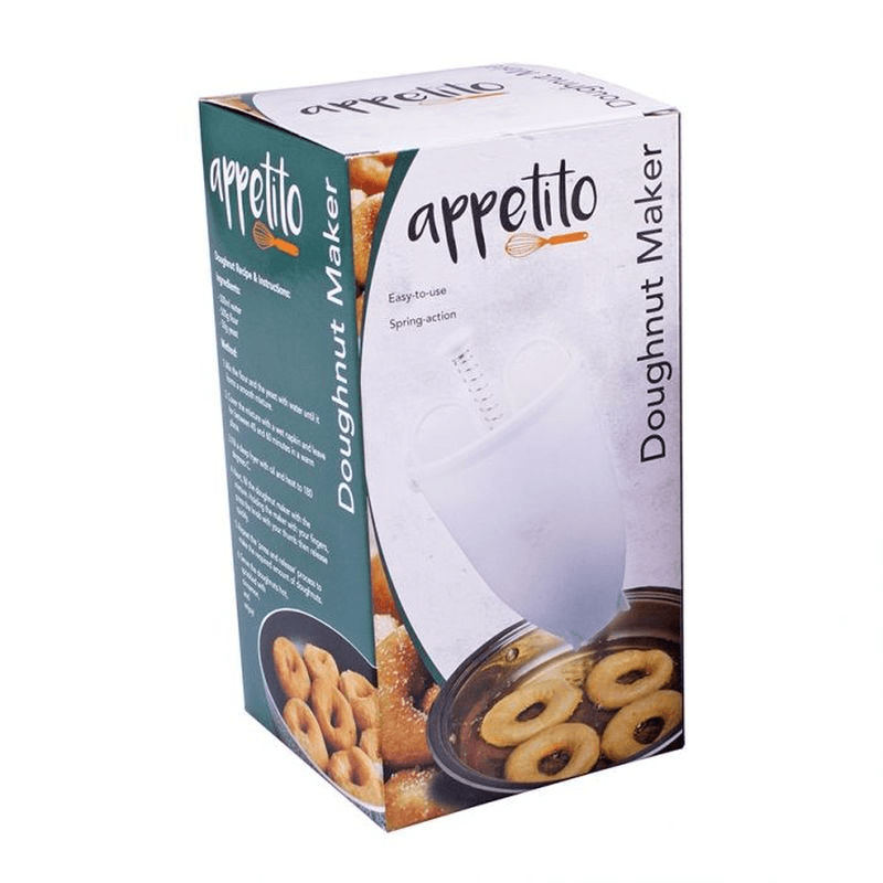 APPETITO Appetito Plastic Doughnut Maker White 