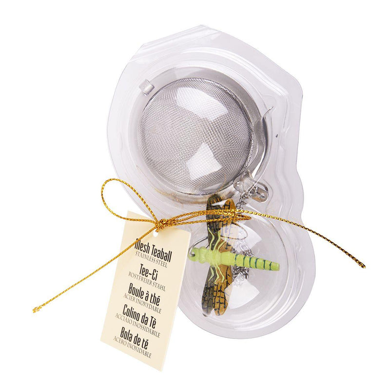 TEAOLOGY Teaology Stainless Steel Mesh Tea Ball With Novelty Cup Bug Decoration 