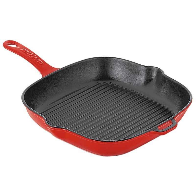CHASSEUR Chasseur Square Grill 25cm Inferno Red 