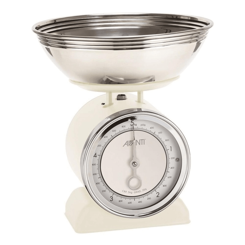 AVANTI Avanti Vintage Mechanical Kitchen Scales White 