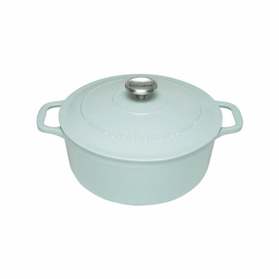 CHASSEUR Chasseur Round French Oven Duck Egg Blue #19542 - happyinmart.com.au