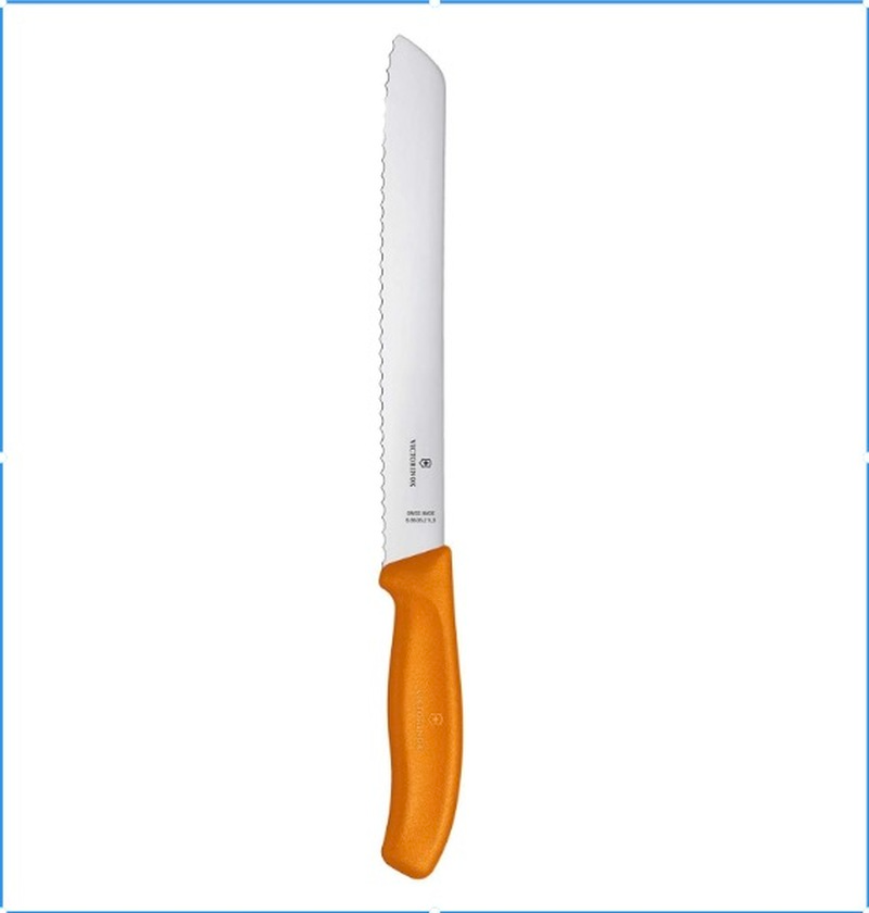 Victorinox Bread Knife Wavy Edge Classic Orange 
