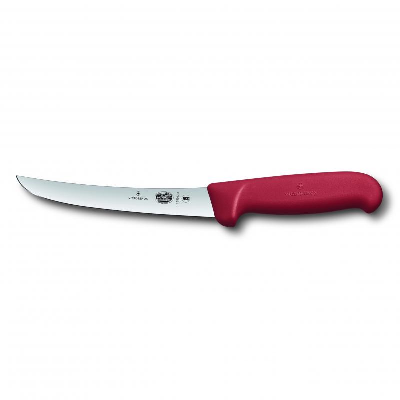 Victorinox Boning Knife 15cm Curved Wide Blade Red 