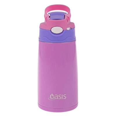 OASIS Oasis Stainless Steel Of Kid Insulated Drink Bottle Pink And Purple #8875P - happyinmart.com.au